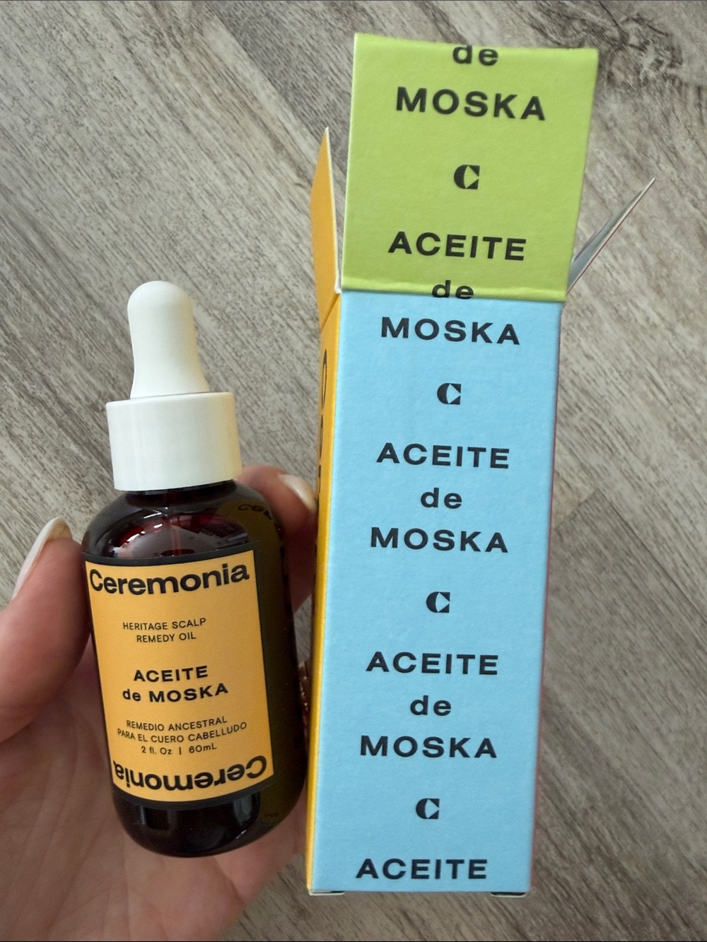Ceremonia Yellow Hair Treatment Oil - Nourishing Scalp & Hair Care $38 retail